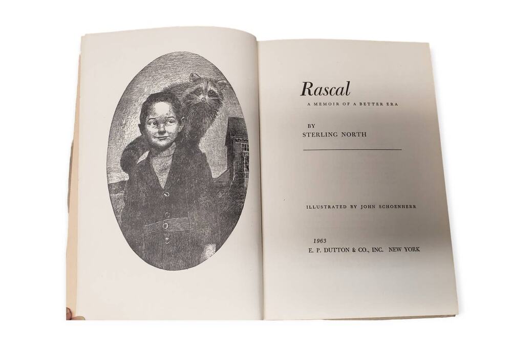 Vintage Rascal A MEMOIR OF A BETTER ERA by Sterling North 1963 Hardback Book
